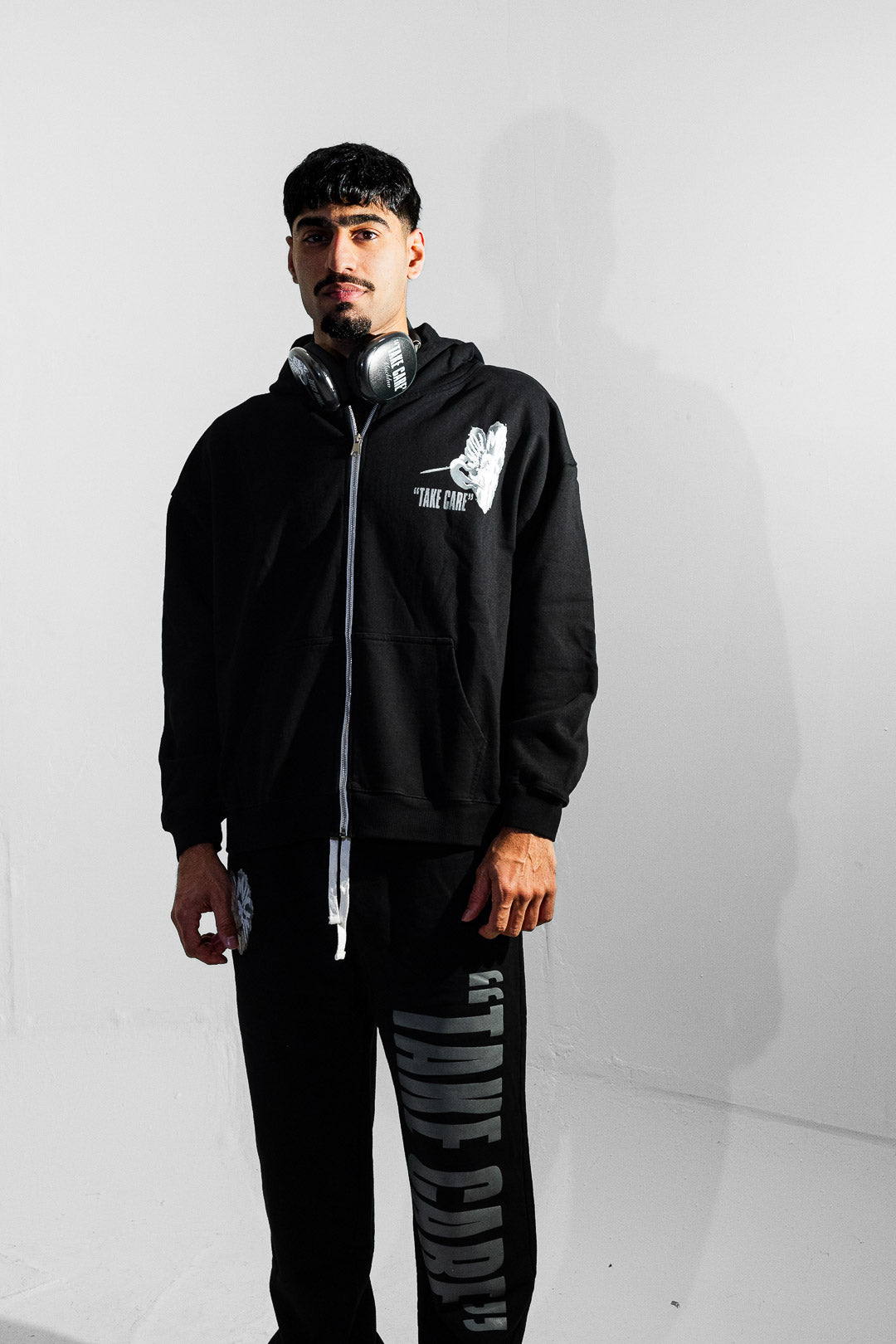 Muchluv-"Take Care" Hoodie (Zip-up)