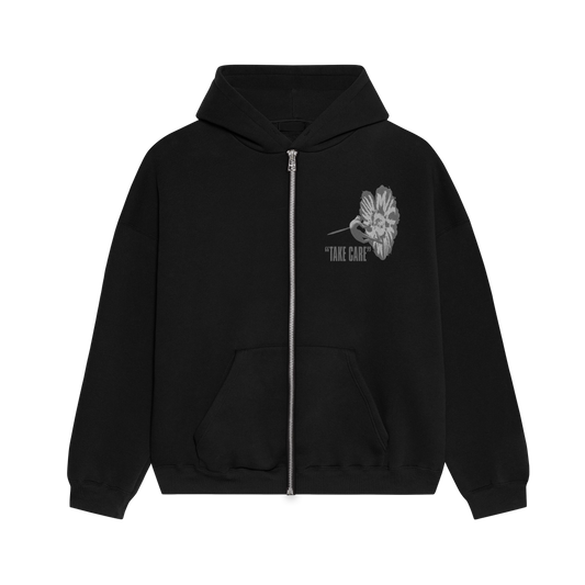Muchluv-"Take Care" Hoodie (Zip-up)
